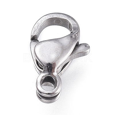 Tarnish Resistant 316 Surgical Stainless Steel Lobster Claw Clasps X-STAS-M281-01P-A-1