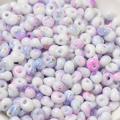 Baking Paint Glass Seed Beads SEED-F006-01A-03-1