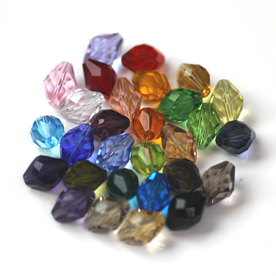 Imitation Austrian Crystal Beads SWAR-F054-9x6mm-M-1