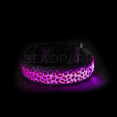 Adjustable Polyester LED Dog Collar MP-H001-A09-1