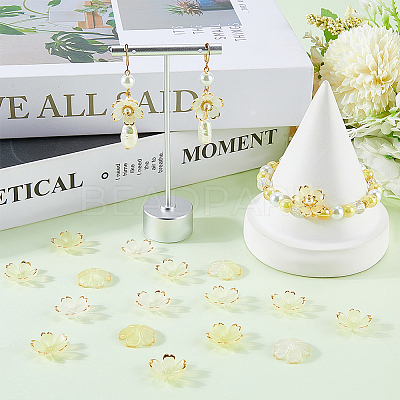 200Pcs Acrylic Bead Caps OACR-SC0001-83E-1