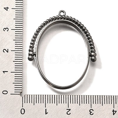 Alloy Open Back Bezel Pendants PALLOY-I223-11B-1
