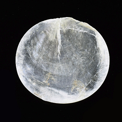 Flat Round Capiz Shell Beads SSHEL-R035-13-A-1