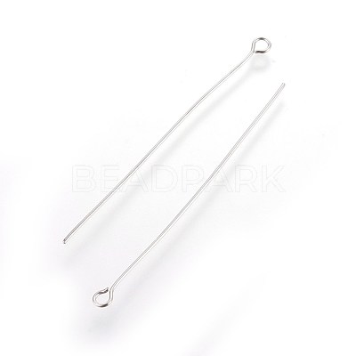 Tarnish Resistant Stainless Steel Eye Pin X-STAS-E013-0.6x50mm-1
