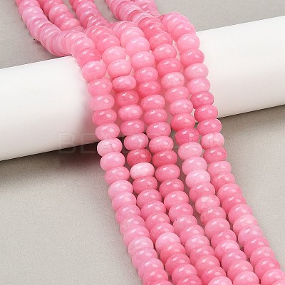 Dyed Natural White Jade Beads Strands X-G-G107-A28-01-1