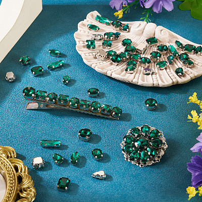 80Pcs 8 Styles Sew on Rhinestone RGLA-TA0001-11A-1