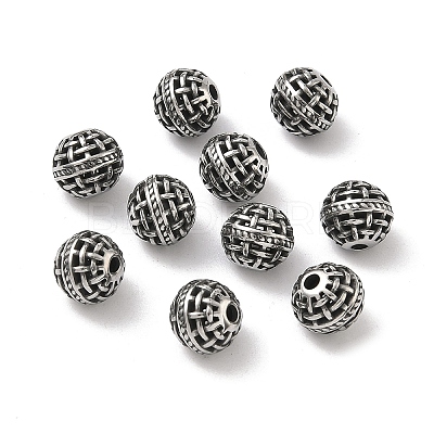 Retro 316 Surgical Stainless Steel Beads STAS-L307-17AS-09-1