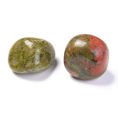 Natural Unakite Beads G-M368-09A-1