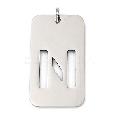 304 Stainless Steel Pendants STAS-M115-01P-N-1