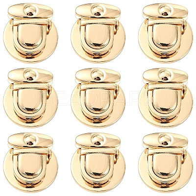 10Pcs Alloy Bag Tuck Lock Clasps FIND-YW0010-92G-1