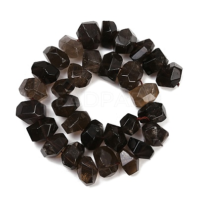 Natural Smoky Quartz Beads Strands G-F796-D06-01-1