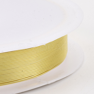Round Copper Jewelry Wire X-CWIR-Q006-0.7mm-G-1