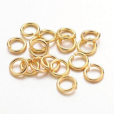 Brass Open Jump Rings JRC6MM-G-1