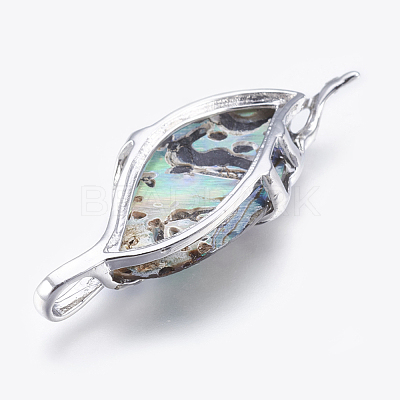 Abalone Shell/Paua Shell Big Pendants SSHEL-P014-23-1