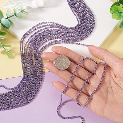 4.8 Yards Iron Rhinestone Cup Chains CH-TA0001-10C-1