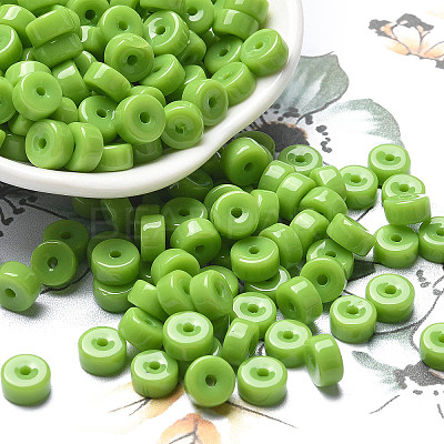Opaque Colours Glass Seed Beads SEED-E001-P3x6mm-01-1