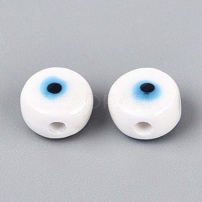 Handmade Porcelain Ceramic Beads PORC-T006-04N-01-1