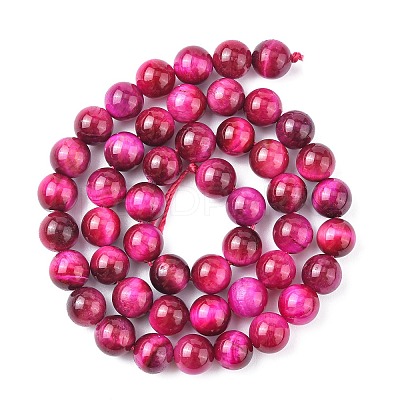 Natural Rose Tiger Eye Beads Strands LS-G-G099-8mm-3-1