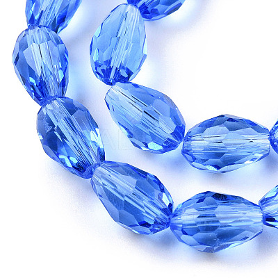 Glass Beads Strands X-GLAA-R024-11x8mm-8-1
