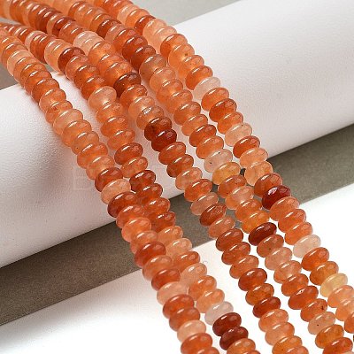 Natural Red Aventurine Beads Strands G-K343-C20-01-1