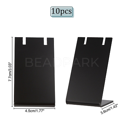 Acrylic Earring Display Stands EDIS-WH0029-15A-WH-1