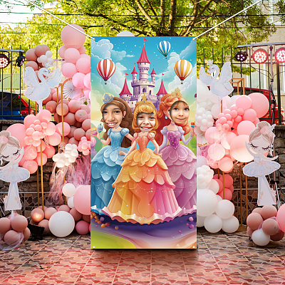 Polyester Photo Backdrop HJEW-WH0081-004-1