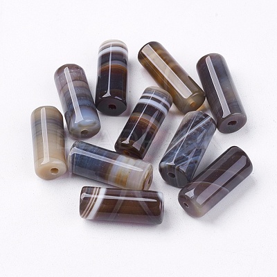 Natural Striped Agate/Banded Agate Beads X-G-R179-1