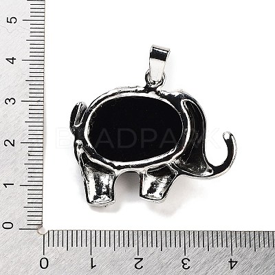 Natural Obsidian Pendants G-G112-01P-13-1
