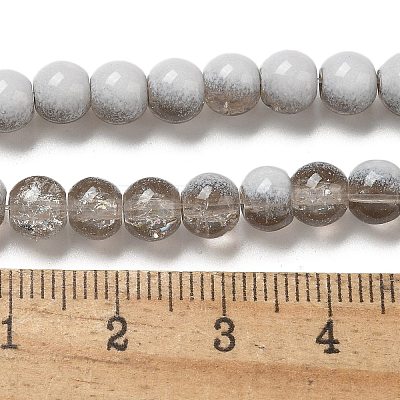 Crackle Glass Beads Strands GLAA-U001-6mm-06-1
