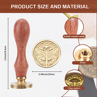 Wax Seal Stamp Set AJEW-WH0208-1215-1