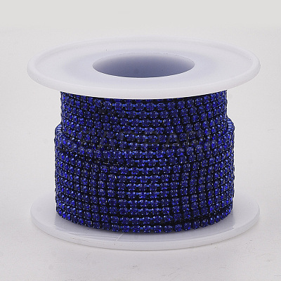 Electrophoresis Iron Rhinestone Strass Chains CHC-Q009-SS12-B03-1