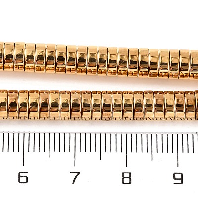 Electroplated Synthetic Non-magnetic Hematite Beads Strands G-H027-G01-05-1