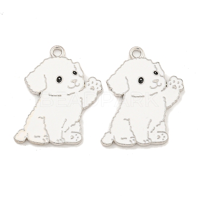 Rack Plating Alloy Enamel Pendants ENAM-Z014-01P-011-1