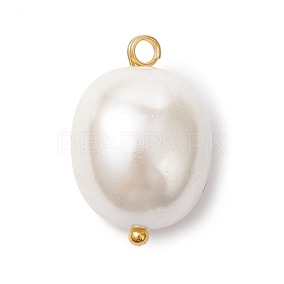 Shell Pearl Pendants PALLOY-JF04652-01-1