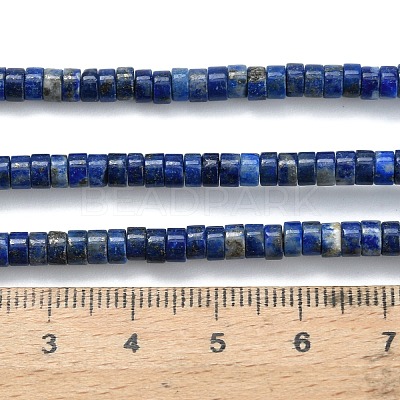 Natural Lapis Lazuli Beads Strands G-Z110-A38-2x4mm-1