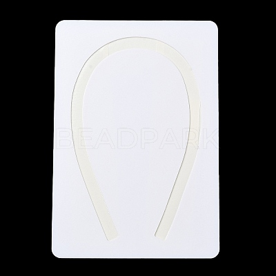 U Shaped Hole Acrylic Pearl Display Board Loose Beads Paste Board ODIS-M006-01H-1