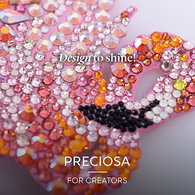 Preciosa® MAXIMA Crystal No Hotfix Flatback Stones Y-PRC-NSS8-50005-1