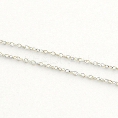 925 Sterling Silver Cable Chains STER-TAC0002-01S-1