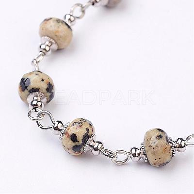 Handmade Gemstone Beaded Chains AJEW-JB00267-1