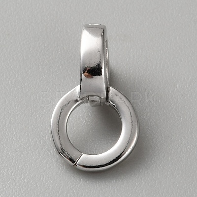 925 Sterling Silver Tube Bails STER-WH0026-13P-1
