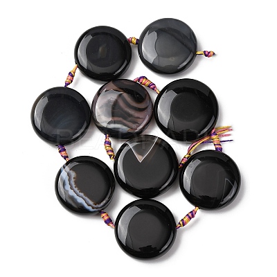 Natural Agate Beads Strands G-B177-B01-02-1