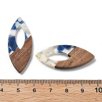 Resin and Walnut Pendants FIND-R051-12C-1
