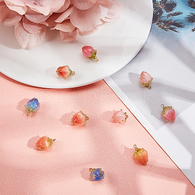 Handmade Dried Flower Pendants KY-SC0001-34-1