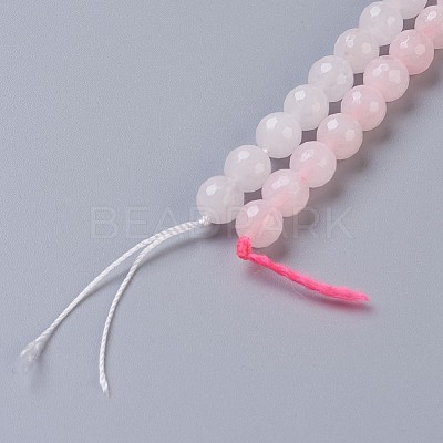 Natural Rose Quartz Beads Strands X-G-C065-8mm-3-1