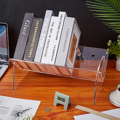Acrylic Book Display Case ODIS-WH0030-167-1
