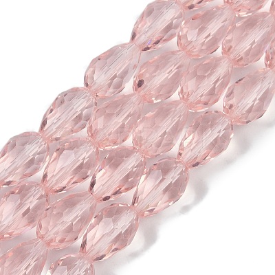 Transparent Glass Beads Strands EGLA-N013-T10mm-D18-1