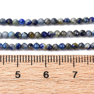 Natural Lapis Lazuli Beads Strands G-RM2025-A04-2mm-1