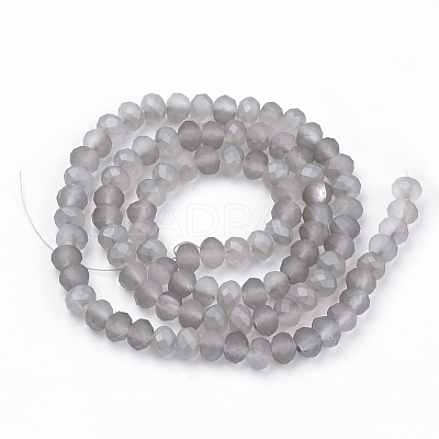 Electroplate Glass Beads Strands X-EGLA-S141-4mm-01D-1