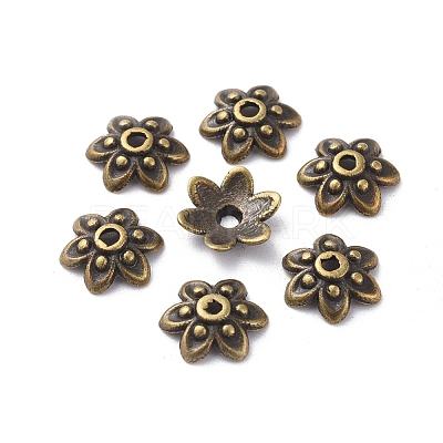 Tibetan Style Bead Caps MLF0626Y-NF-1