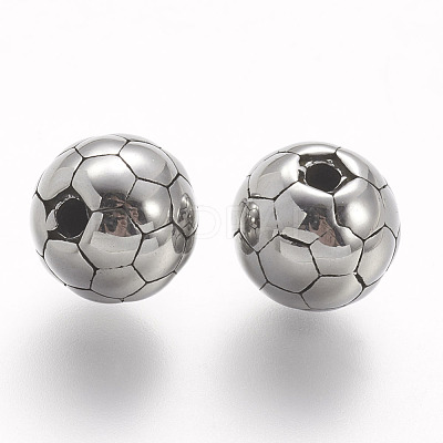 304 Stainless Steel Beads STAS-P144-16AS-1